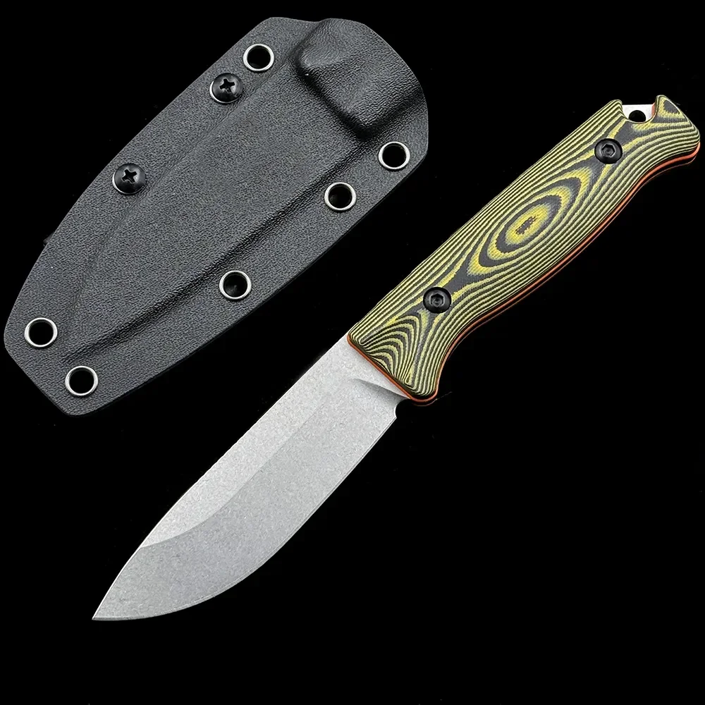BM 15017 15002 G10 Ручка Охотничий скрытый нож Canyon Hunter с фиксированным лезвием Открытый