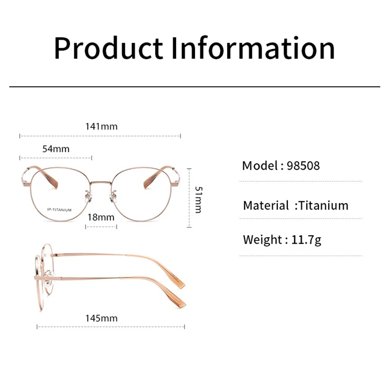 Модные трендовые очки из чистого титана оправа для очков в стиле ретро