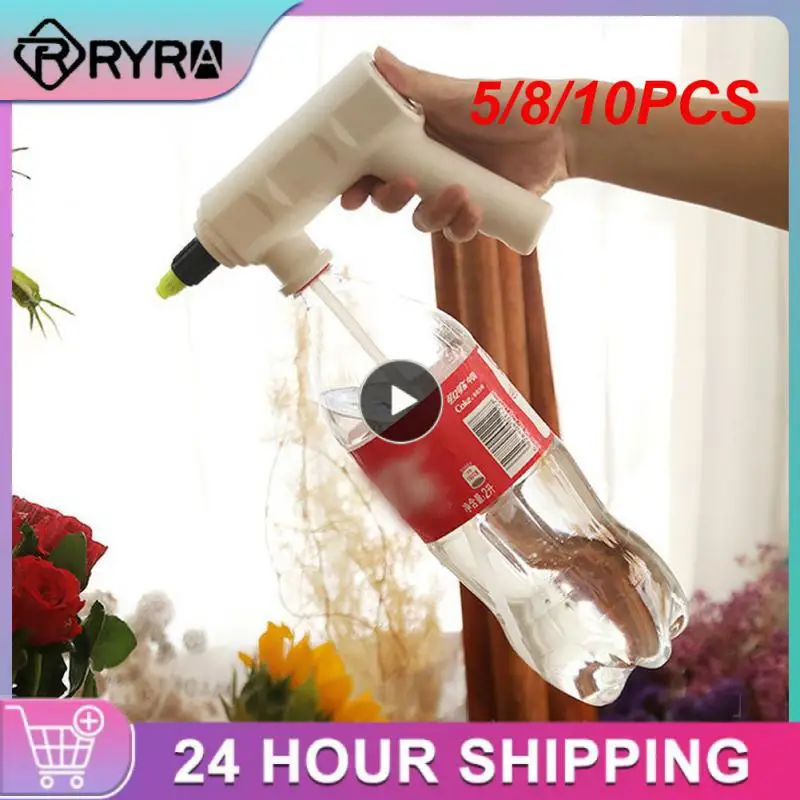 

5/8/10PCS Electric Long Nozzle Spray Can Head Multifunctional Household Watering Can Small Timer Automatic Spray Disinfection
