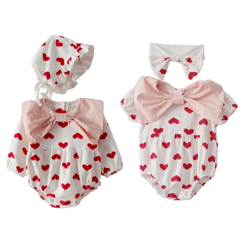 

Girls Spring Sweatshirt Loose T-Shirts Toddler Girls Fashion Romper Bonnet Hats