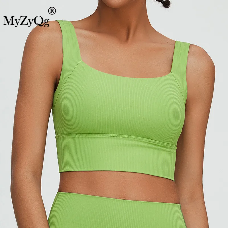 

MyZyQg Women Yoga Bra Running Pull Together Shock-proof U-back Running Sportswear Fitness Sports Gym Underwear Vest Tank Top
