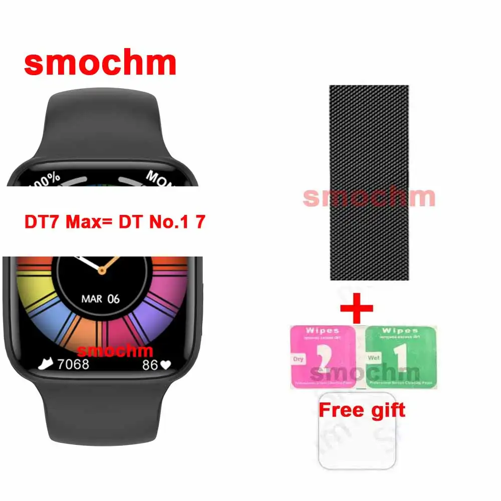 

Smochm DT7 Max=DT NO.1 7 Smart Watch 1.9 Display Customized Faces 45MM Wireless Charger GPS Track Sport Fitness PK W27Pro W17Pro