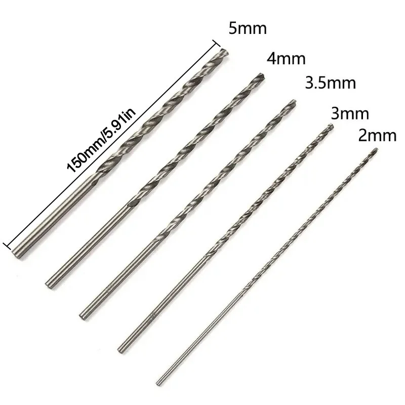 Набор сверл 150/200 мм сверхдлинные спиральные сверла Высокоскоростная сталь
