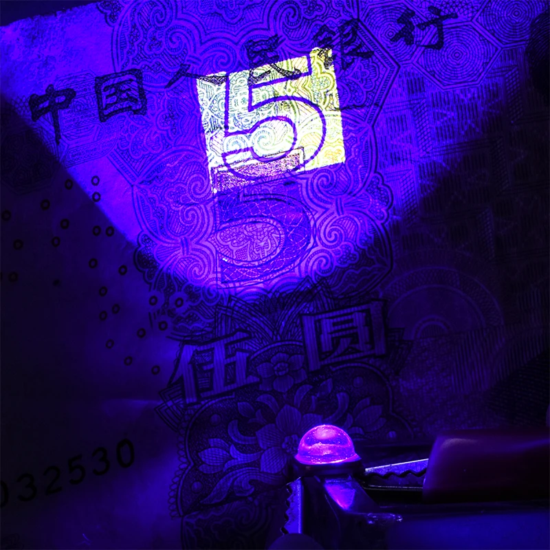 

2PCS High Power 10W 1000MA Lamp Beads 6565 Ultraviolet 365nm 395nm SMD LED Chip UV Purple Light Banknote Photocatalyst Cree