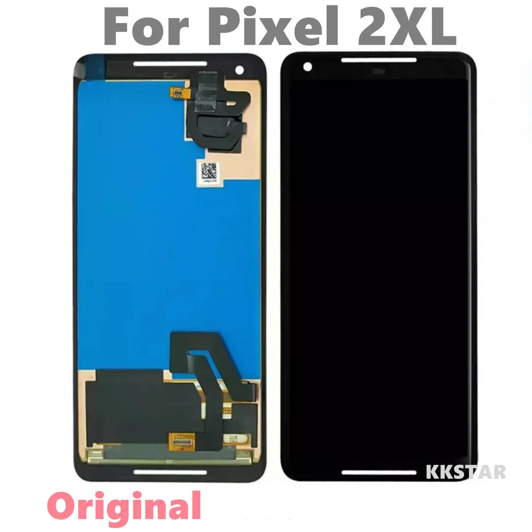 100% Оригинальный пиксель 2xl ЖК-дисплей для Googl e Pixel 2 XL ЖК-дисплей кодирующий преобразователь сенсорного экрана в сборе Pixel 2 экран XL Оригинальный ЖК-дисплей