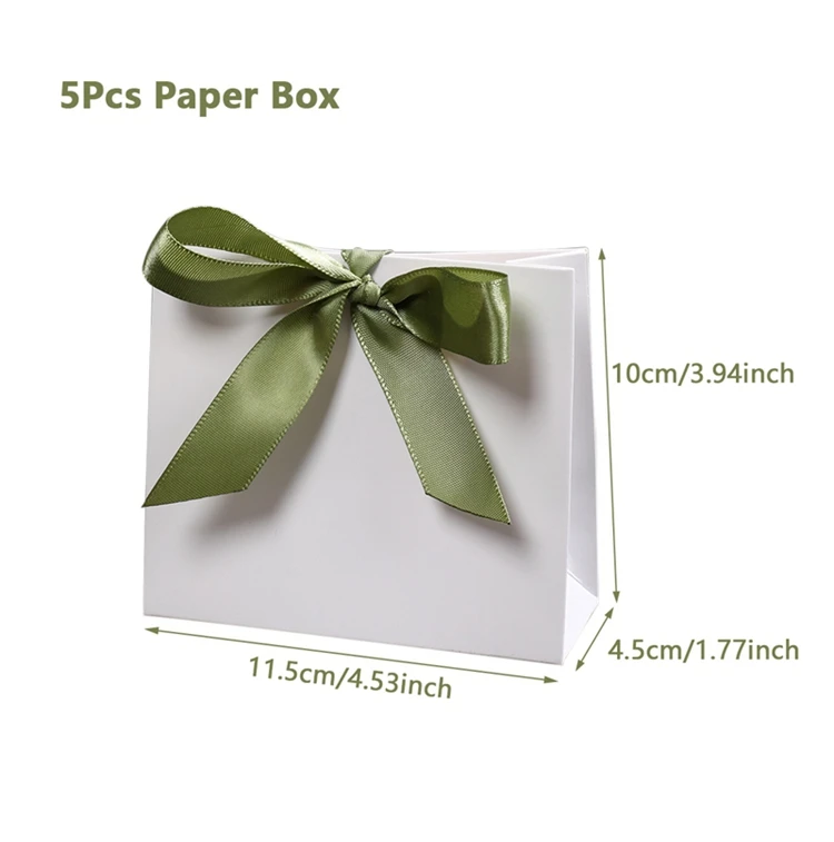 

Бумажные мини-подарочные коробки с лентой, набор из 5 штук