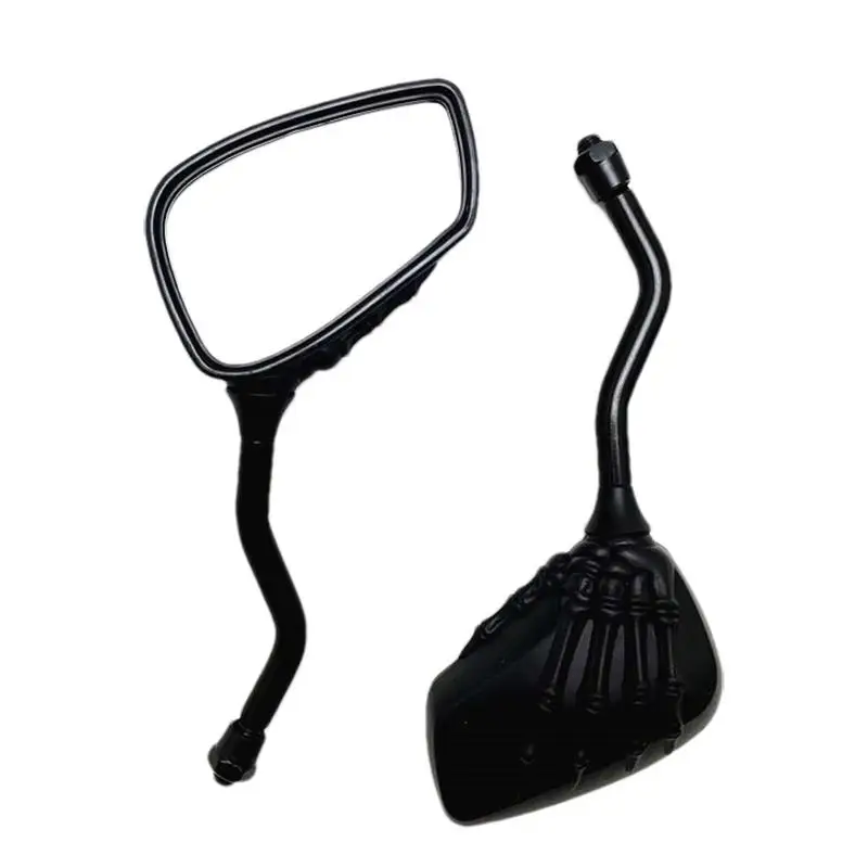 

Боковые зеркала заднего вида для велосипеда, регулируемые болты с резьбой 10 мм 8 мм, отражатель для велосипеда с черепом