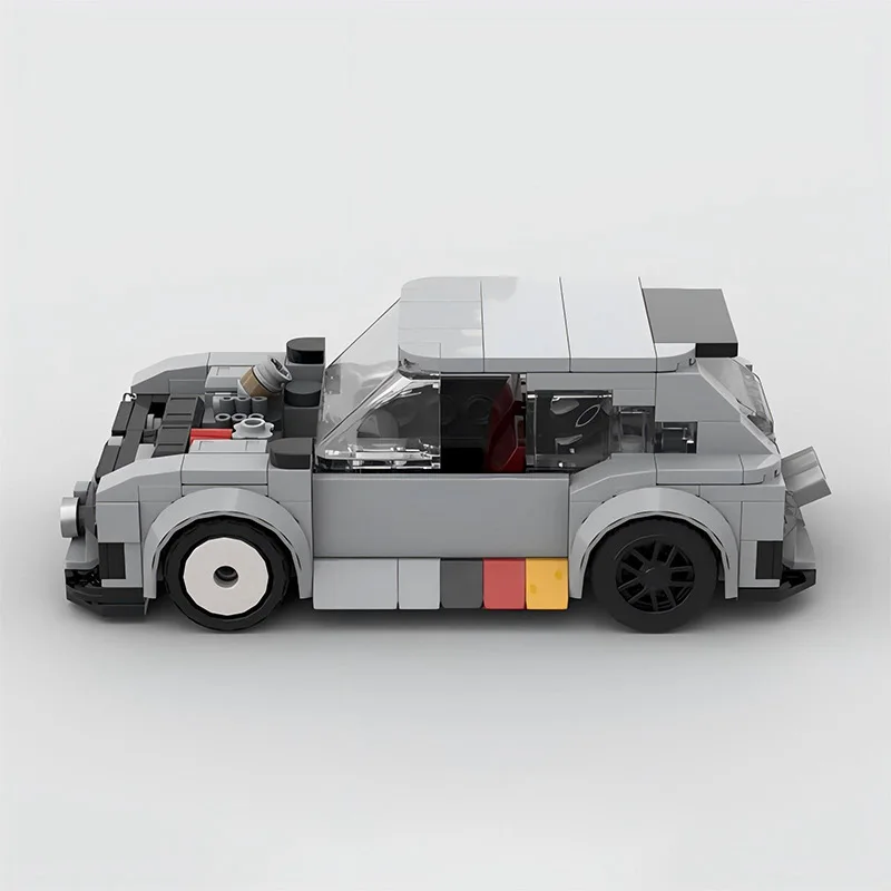 Фото Классический суперкар серии Golf GTI Mk1 модель на заказ строительные блоки DIY сборка строительные блоки детские игрушки Рождественский подарок №4