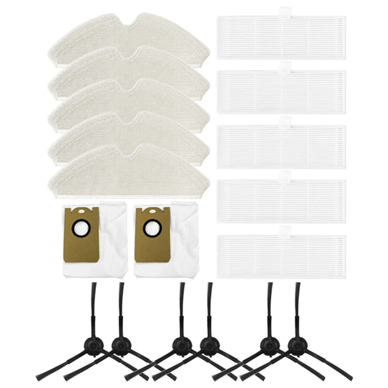 

Робот-пылесос Proscenic M7 PRO, пылесборник с боковой щеткой HEPA, мешочек для пыли, Сменные аксессуары