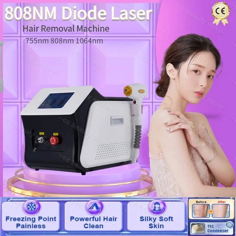 

Hot Sale ICE Triple Wavelength 755nm 808nm 1064nm 808 Diode Laser 808 Hair Removal and Skin Rejuvenation Machine