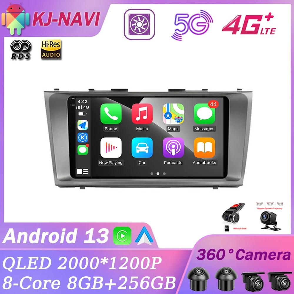 

9Inch For Toyota Camry 2007 - 2011 Android 13 Car Radio Multimedia Player Navigation GPS Stereo Head Unit