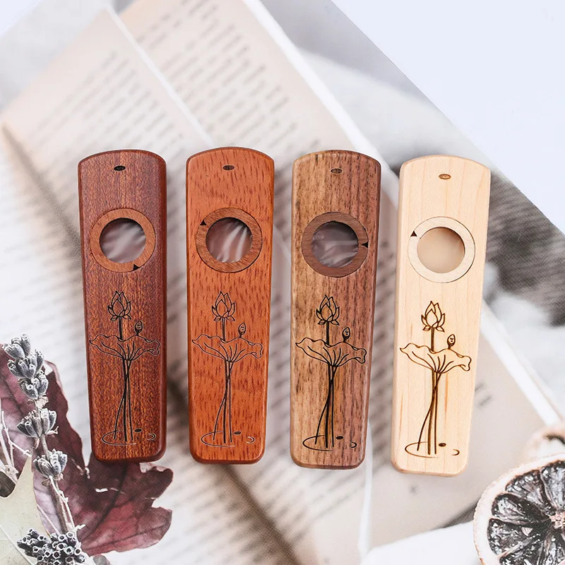

Деревянная гармоника Kazoo простой в использовании нишевой инструмент для аккомпанемента, богатый инструмент, маленький подарок