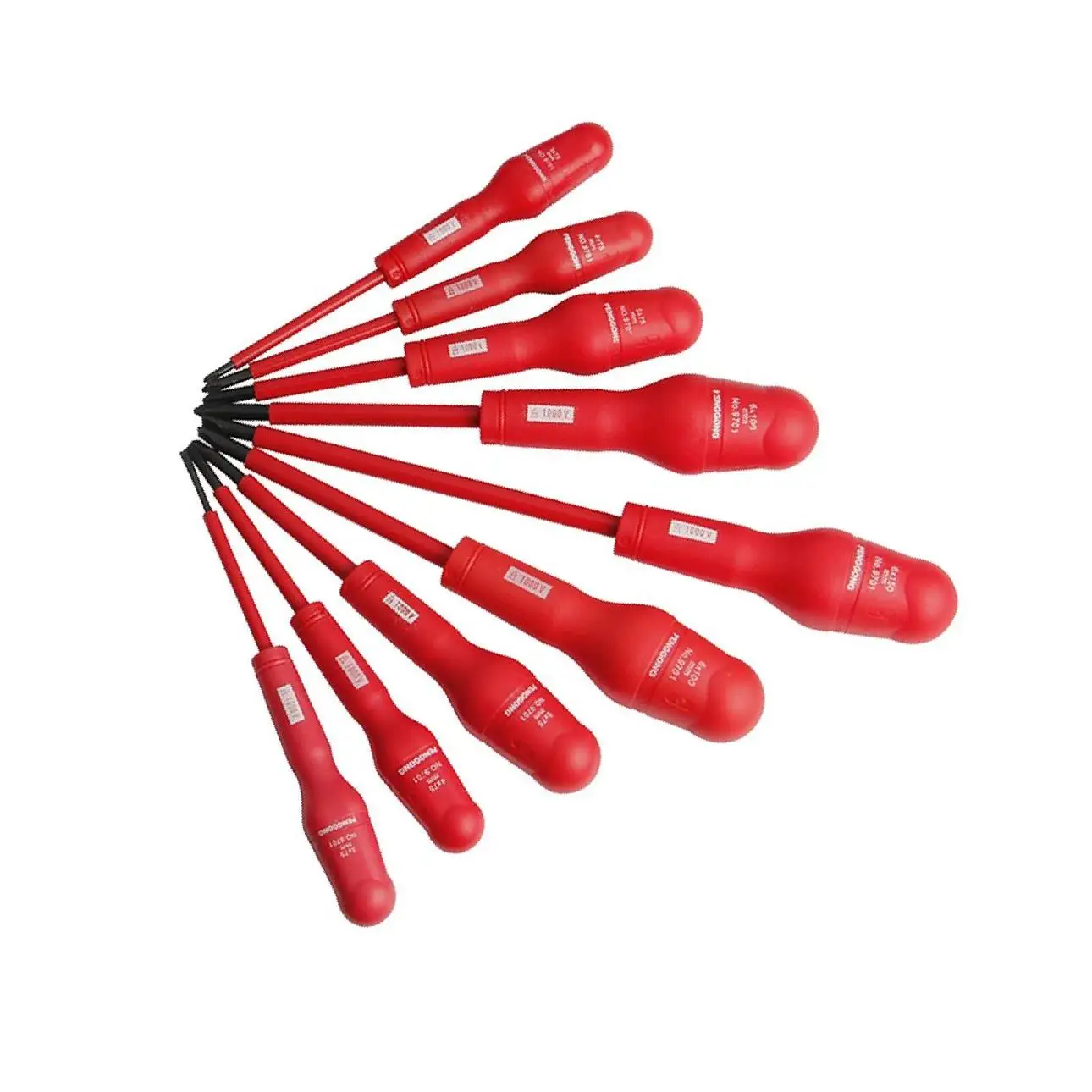 

9Pieces Insulated Screwdriver Set Electrician Magnetic Precision Hand Tools