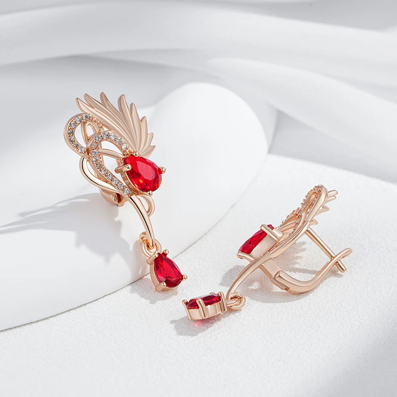 Женские серьги-подвески Kinel