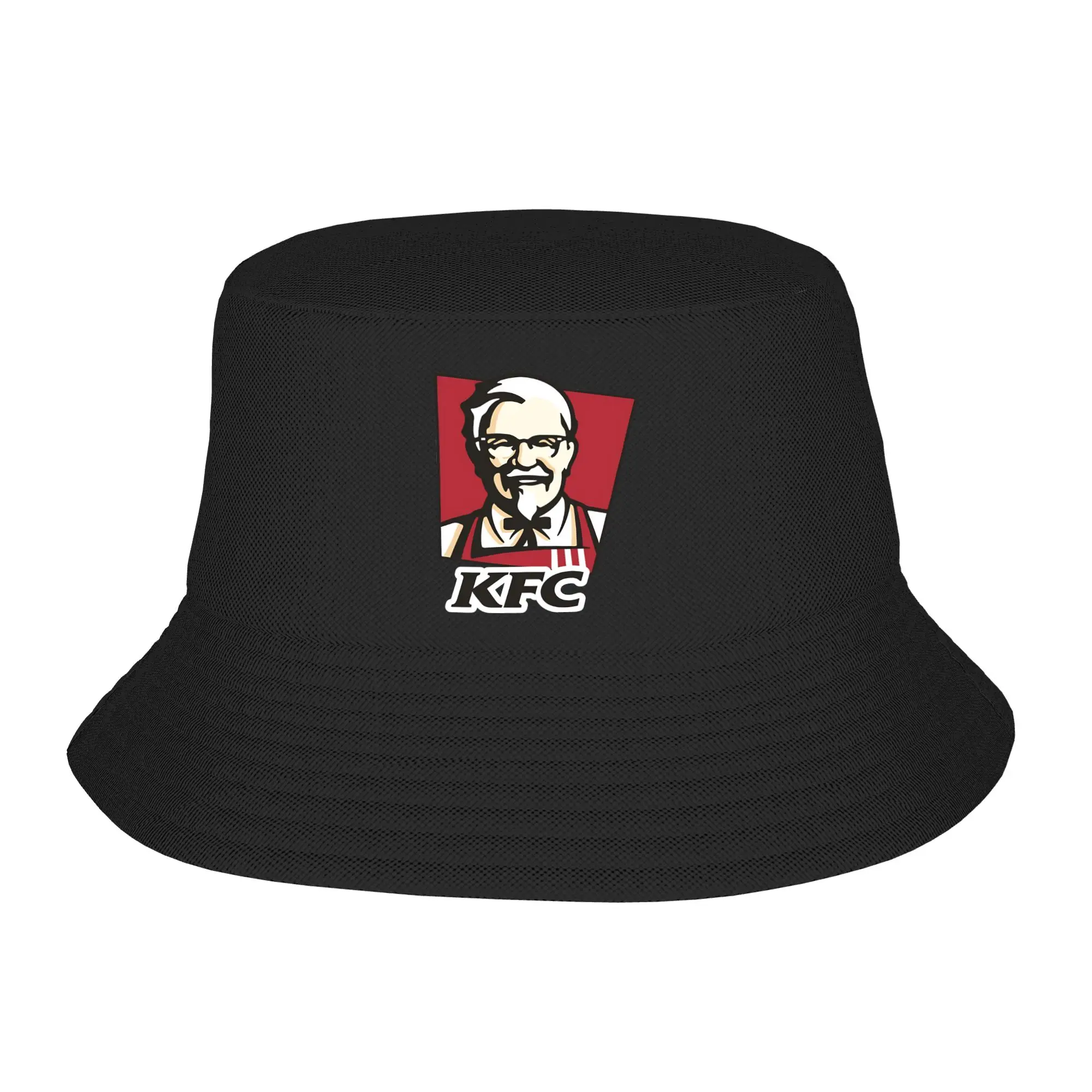 Фото Универсальная панама Kentucky Fried Chicken, портативная рыбацкая шляпа, классическая летняя охотничья кепка, хип-хоп шляпа с графическим принтом, солнцезащитная шляпа №1