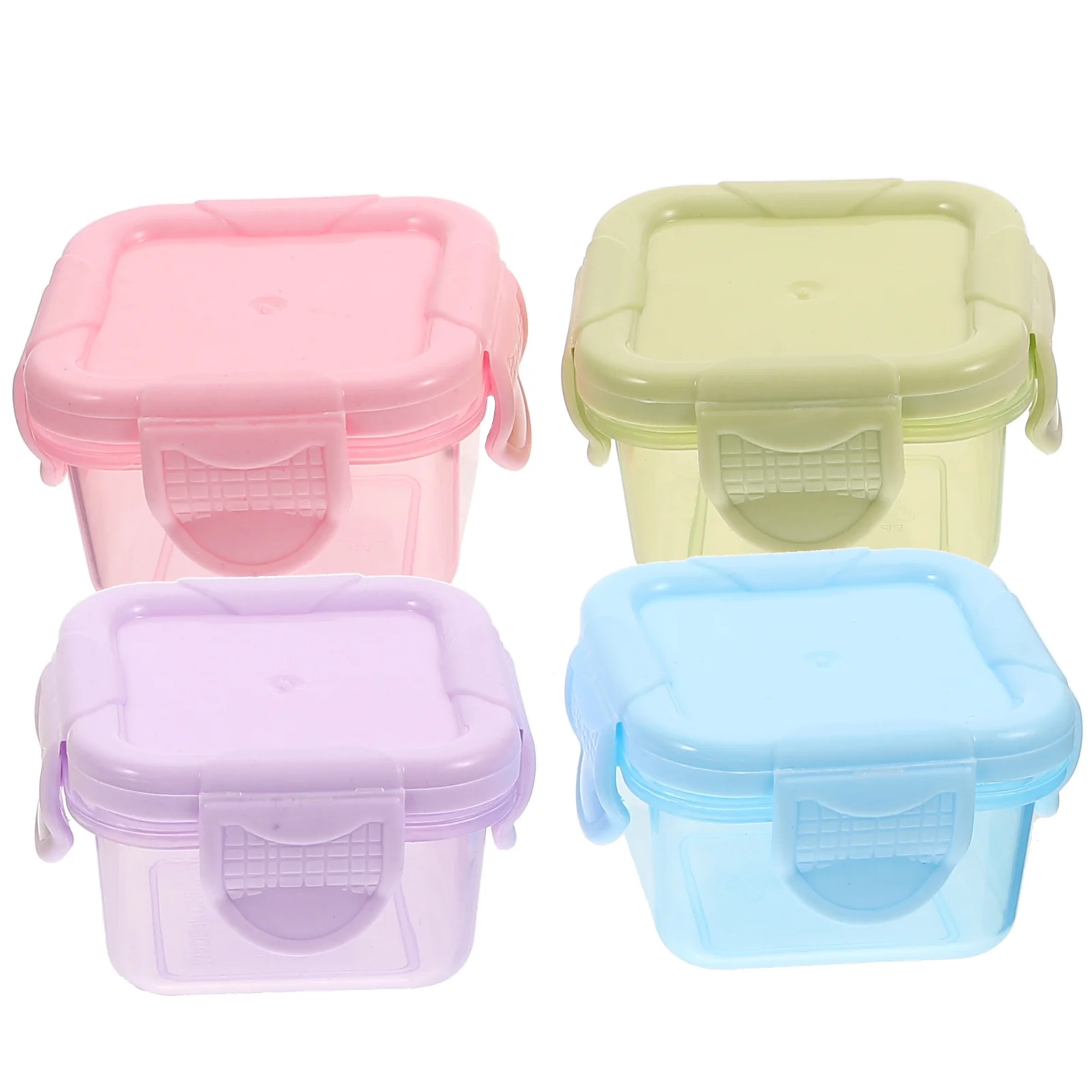 

Box Container Sauce Storage Mini Cupscup Boxesmeal Lid Bento Dressing Saladcondiment Containers Snacks Kitchen Snack Case Prep