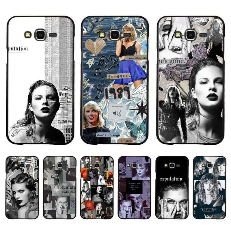 

S-Swifts-Singer-T-Taylors Phone Case For Samsung Galaxy J 4plus J6 J5 J72016 J7prime cover for J7Core J6plus Back Coque