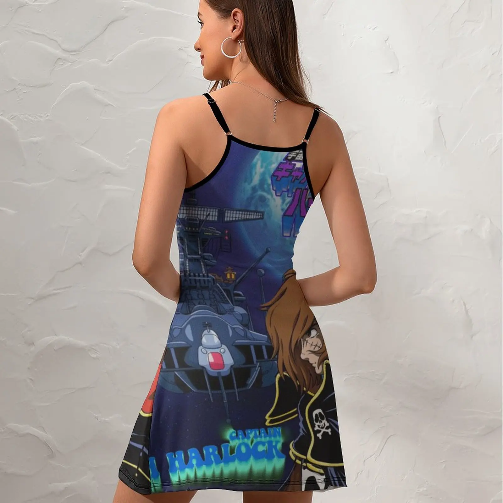 етическое винтажное космическое пиратское капитан Харлок Альбатор По женское