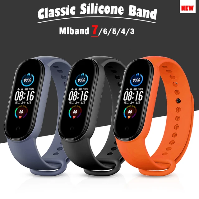 Strap For Xiaomi Mi Band 6 5 4 3 7 Silicone Wristband Bracelet Replacement MiBand 6 5 Wrist TPU Strap For Xiaomi Band 6 5 4 7 2