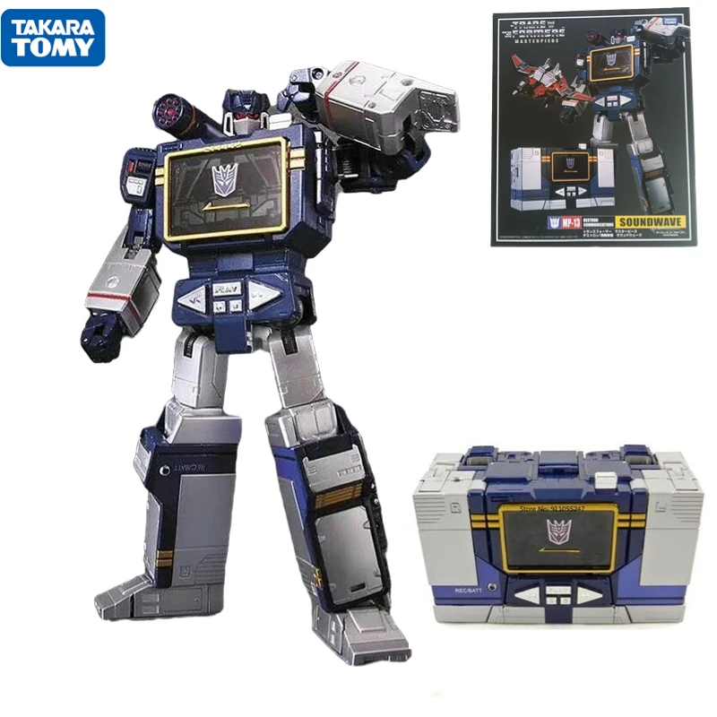 

В наличии TAKARATOMY Трансформеры роботы KO MP13 Mp-13 Soundwave деформация экшн-фигурка игрушка коллекционная