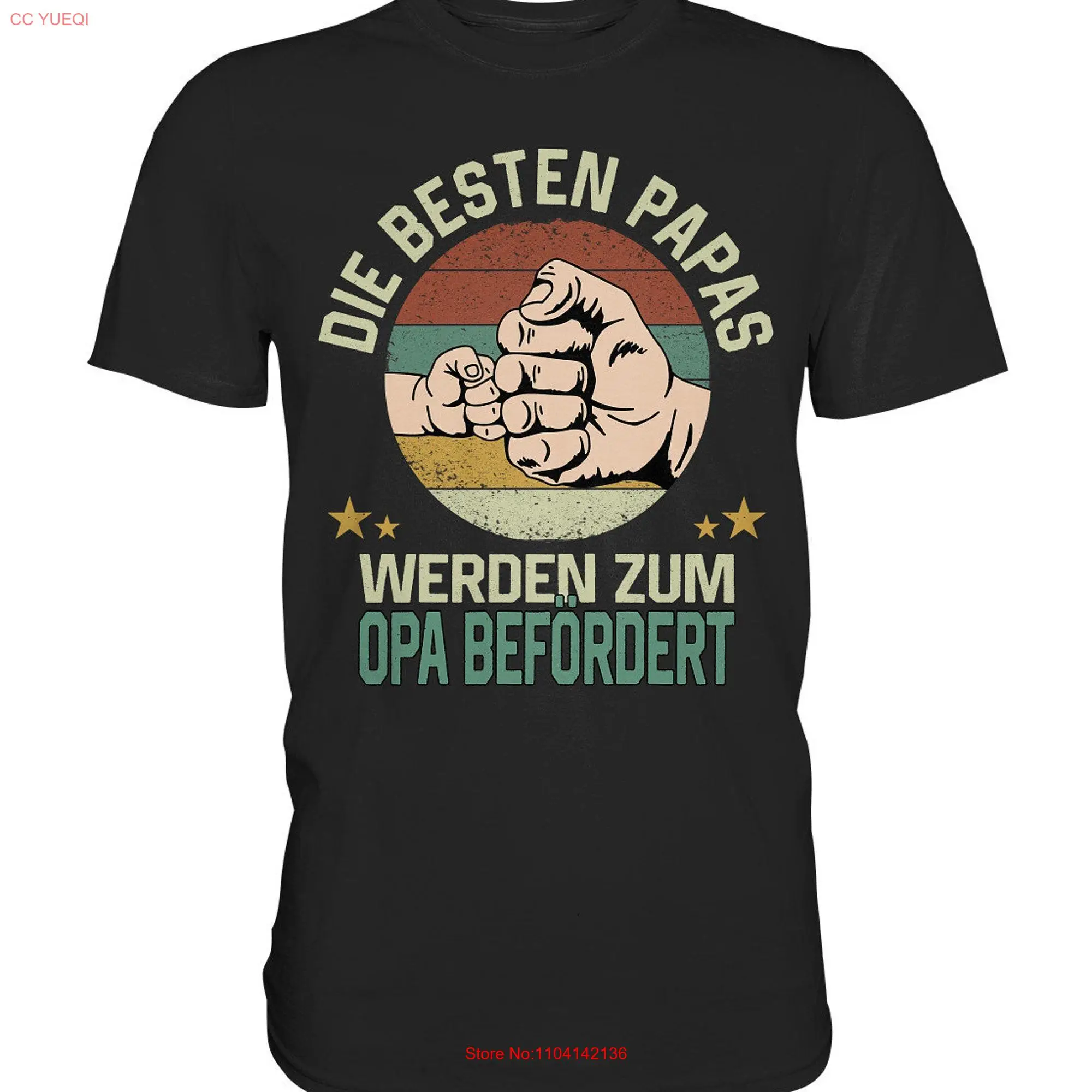 Лучшие папы имеют статус дедушки футболки с длинным или коротким рукавом