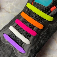 16pcs elastic silicone shoelaces for women men creative lazy no tie shoelace lacing kids adult running sneakers quick shoe lace