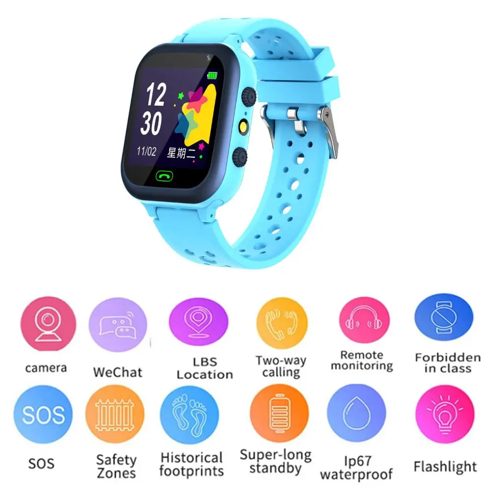 

Q15 Smart Watch Hd Touch Screen Student Phone Call Watch Sos Anti-lost Waterproof Smartwatch Baby Location Finder