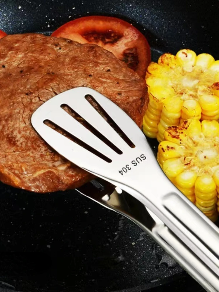 

Barbecue Clip Steak Clamp Thick 304 Stainless Steel Barbecue Clamp Kitchen Food Clip Baking Bread Clip Kitchen Gadgets