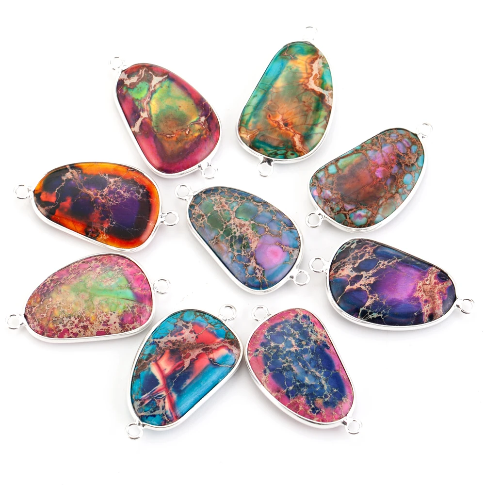 Подвески-бабочки из натурального камня, 26 х2, 3 мм