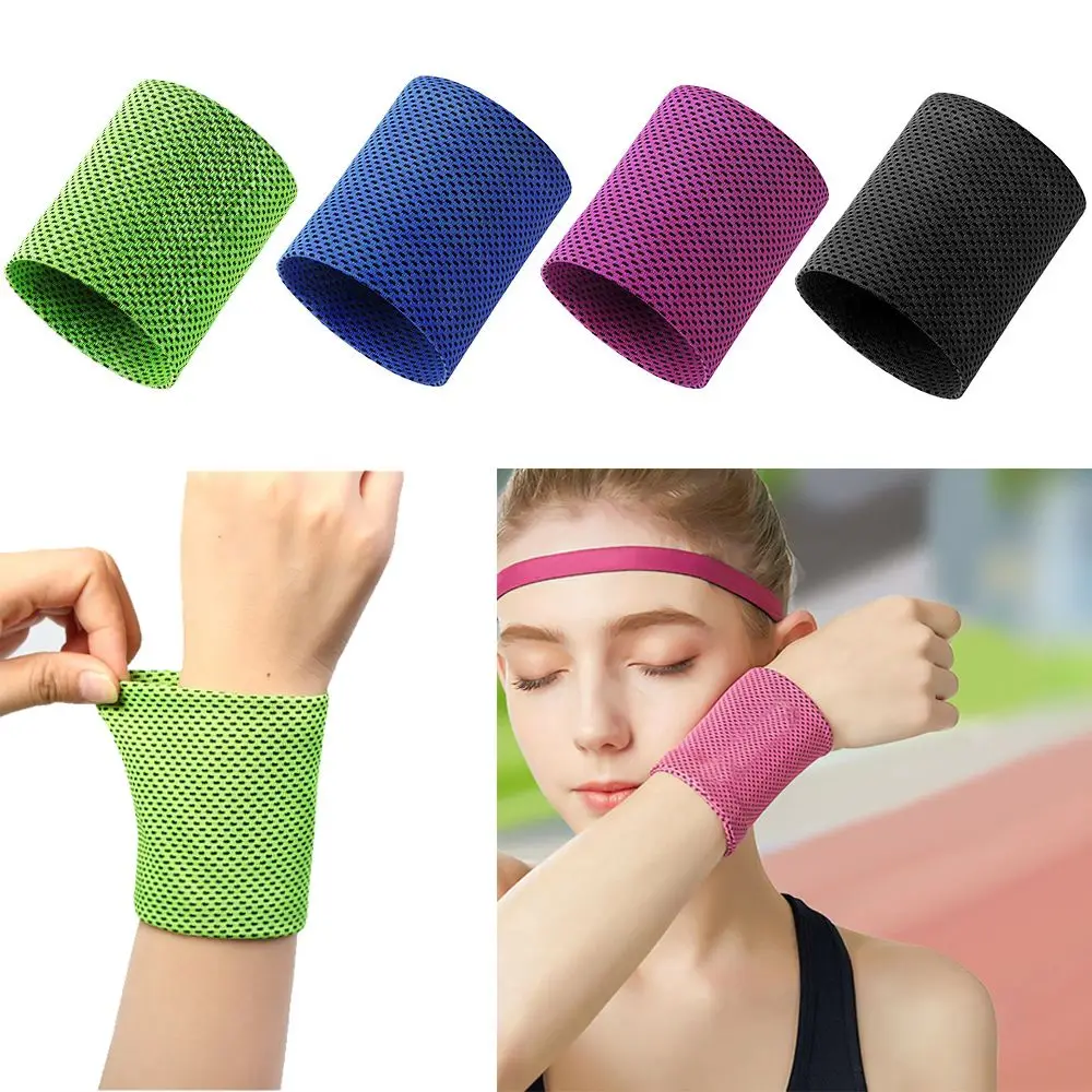 

Hand Sweat Band Wrist Support Protect Elastic Outdoor Ice Cooling Wristbands Sport Wristbands Wrist Sleeve Wrist Wraps