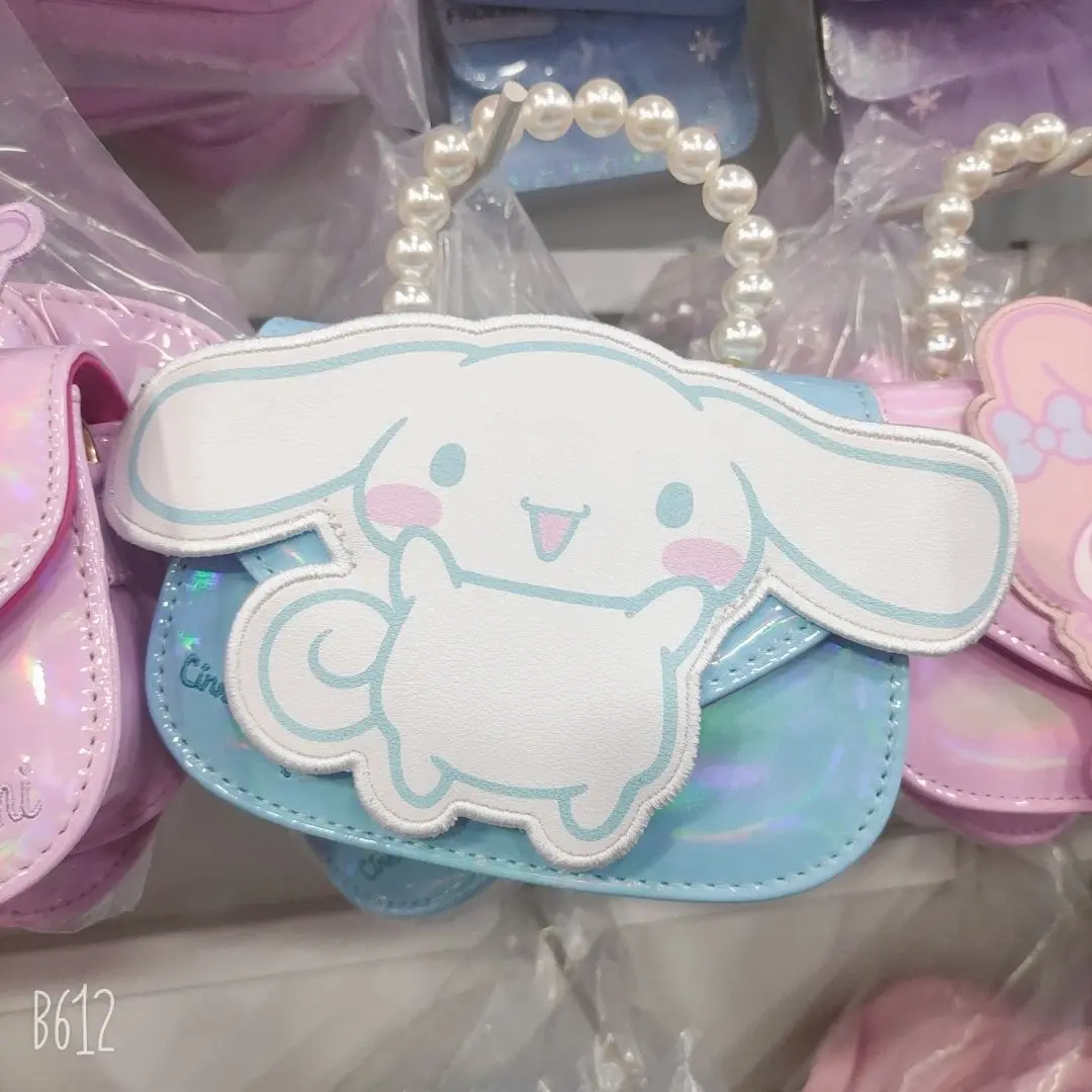Sanrio Kuromi Cinnamoroll Hellokitty Children's Crossbody Portable Princess Bag Cartoon Mochilas Para Niños Purses mini girls