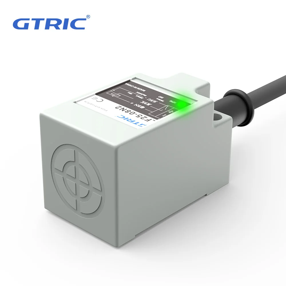 

GTRIC TL-N5MC1 Inductive Proximity Sensor NPN PNP 10-30VDC 3-wire IP67 Sensing Distance 5mm Square Metal Switch With 2m Cable