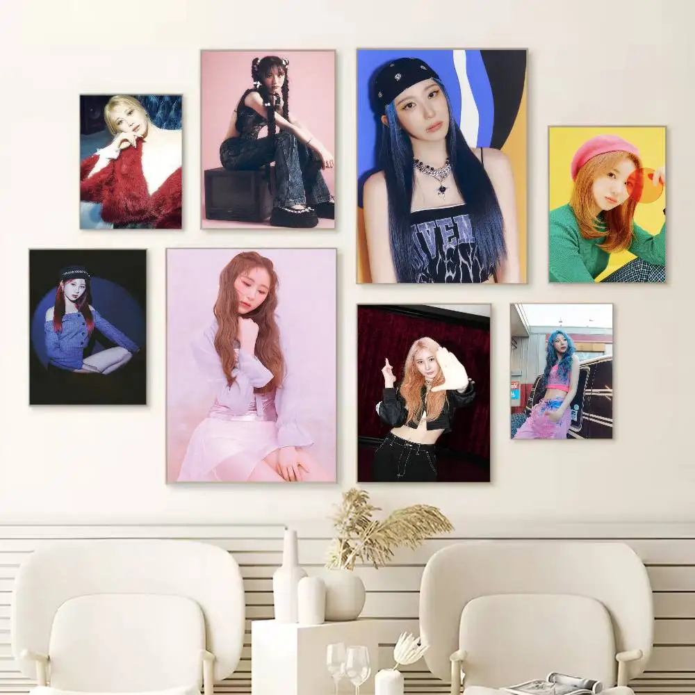 Фото Постер L-Lee Chaeyeon Till I Die, HD качество, настенный декор, ретро-постеры для дома, декор стен комнаты, самоклеящиеся №1