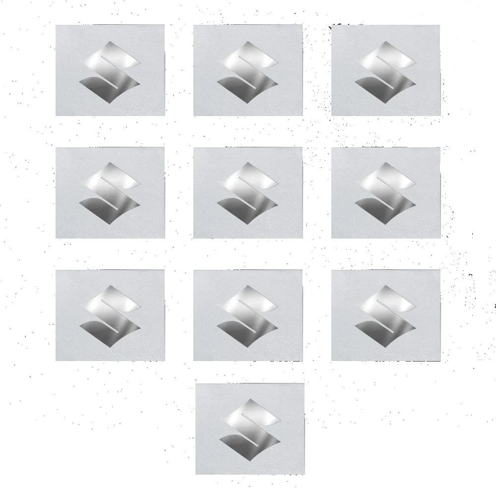 

5/10 шт. автомобильные металлические наклейки, центральная консоль, дисплей, дверная ручка, оконная наклейка для Suzuki Jimny Rhino JB64 Grand Vitara Sx4 Swift