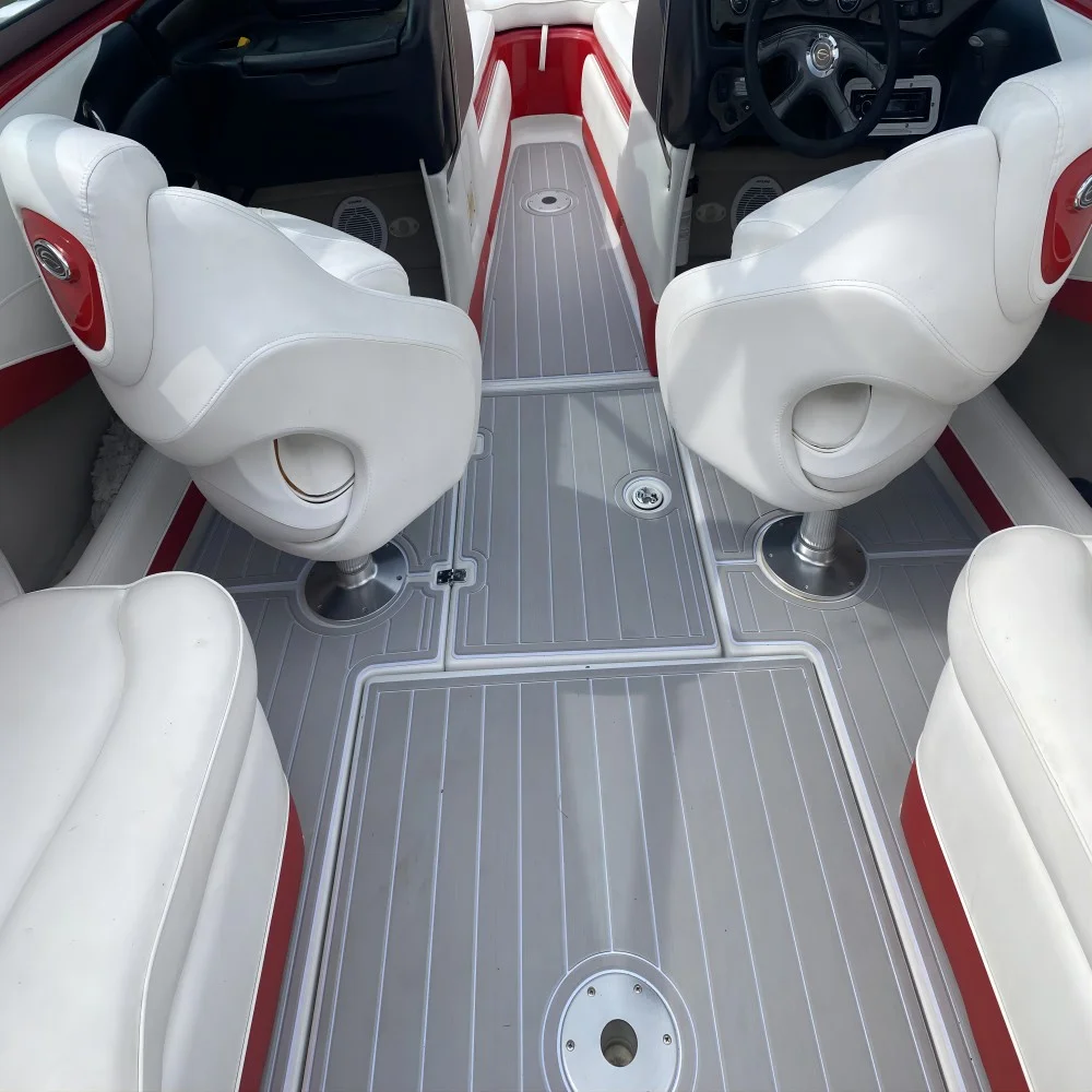 2008 Crownline 240 Платформа для плавания Кокпит Лодка EVA Пена Искусственный тик