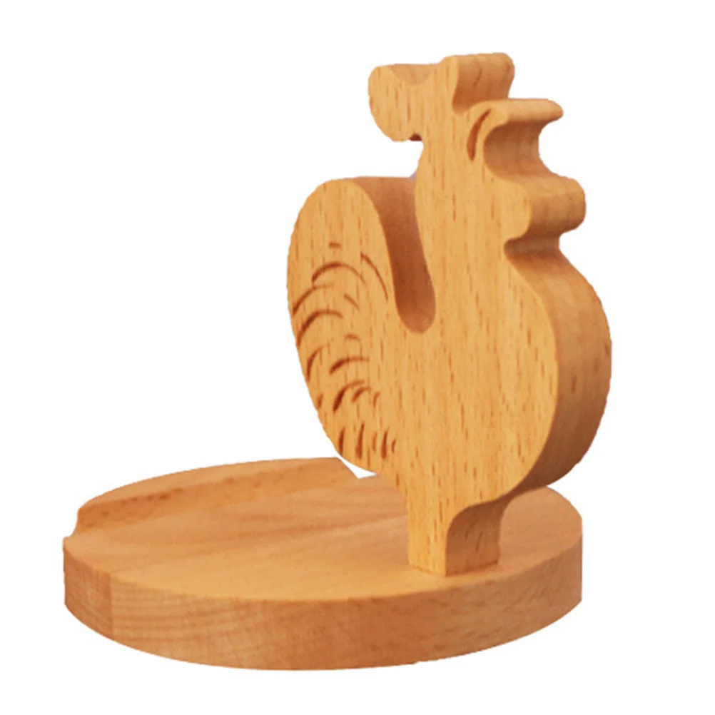 

Stand Holder Mobile Desk Tablet Wooden Wood Animal Cellphone Novelty Chicken Desktop Celldecorationdecorative Charging