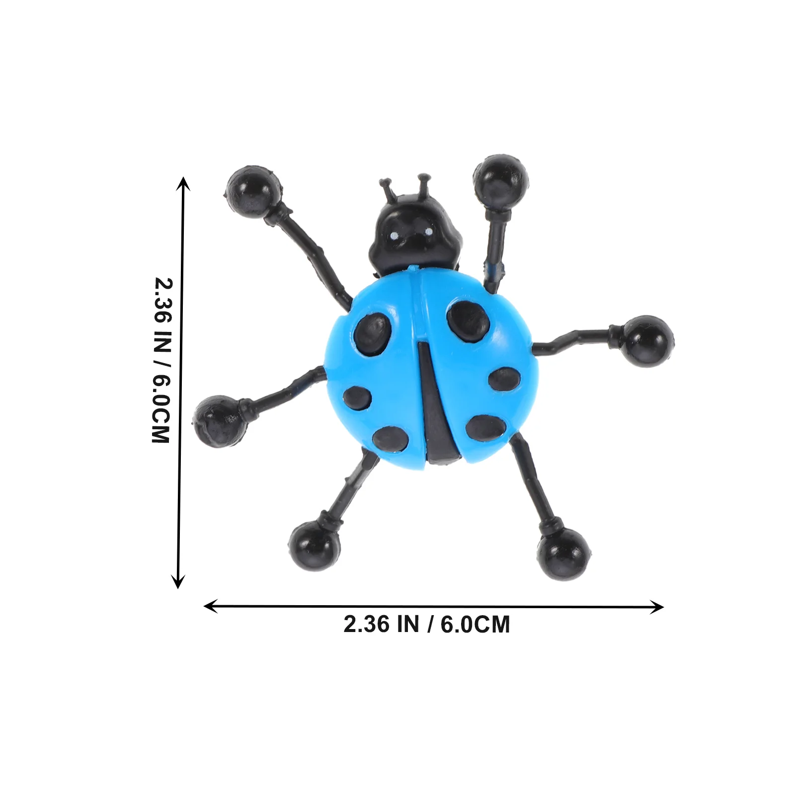 12 шт. игрушка в виде божьей коровки для скалолазания забавные липкие божьи роман