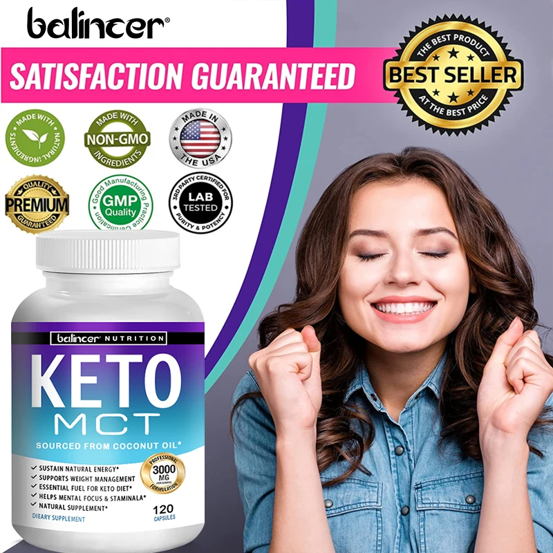 

Healthy Slimming Weight Loss Cleaning KETO MCT Slimming Detox Fat Burning Weight Loss Healthy Probiotics