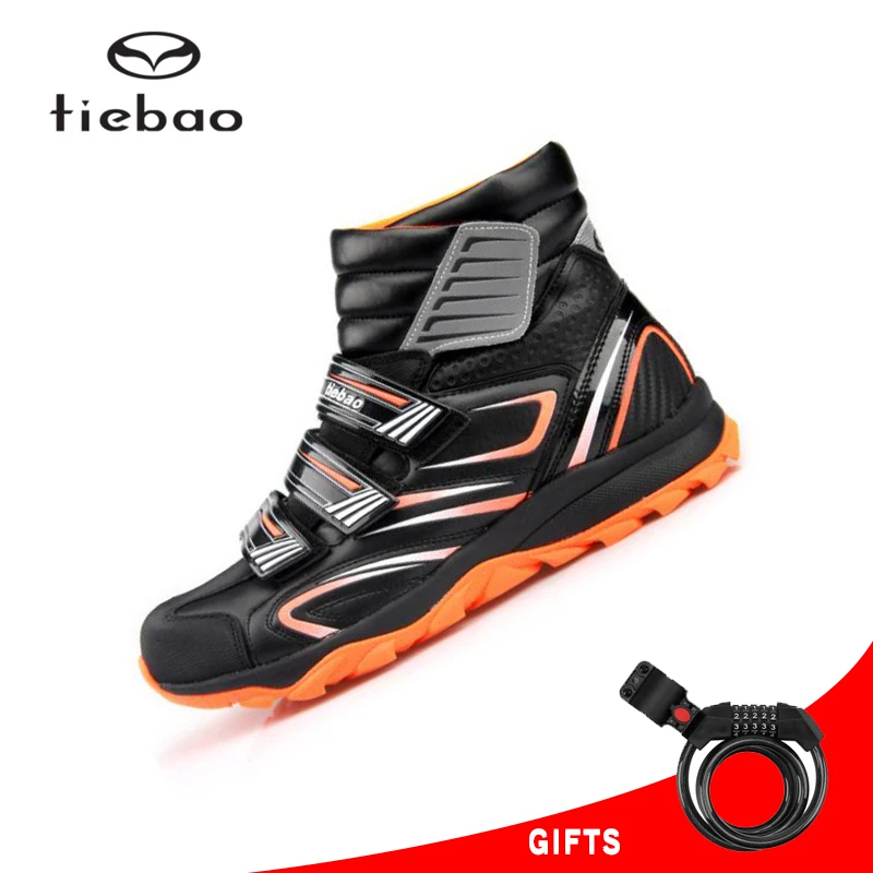 Tiebao Winter Mountain Bike Shoes For Men Self-Locking Unisex Leisure Cycling Sneakers Non-Slip Sapatilha Ciclismo Mtb Footwear