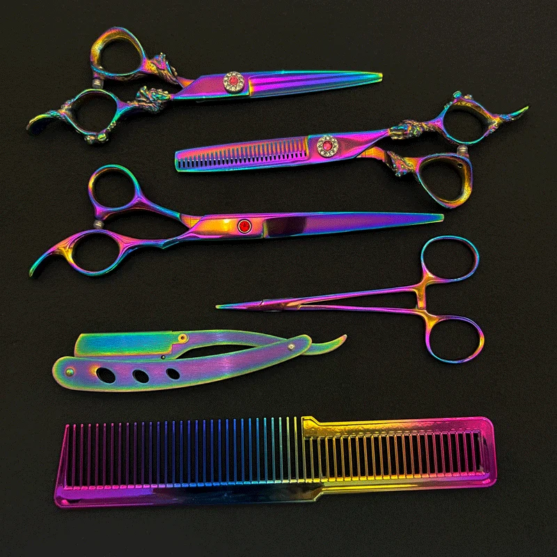 Ful Styling Professional Barber Scissors Kit Handcrafted Hai
