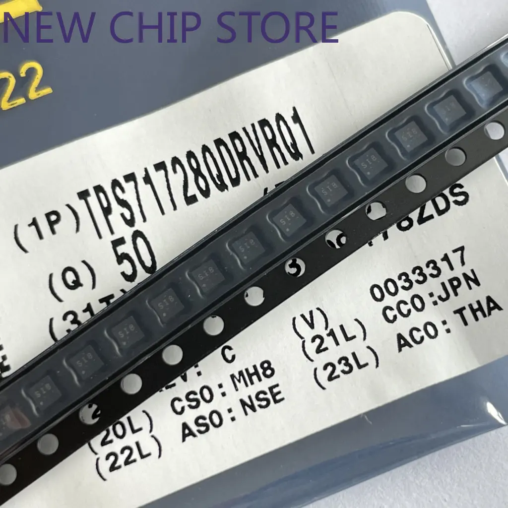 

10PCS/LOT TPS71728QDRVRQ1 WDFN-6 Low NoiseHigh-Bandwt PSRR Low-Drop 150mA