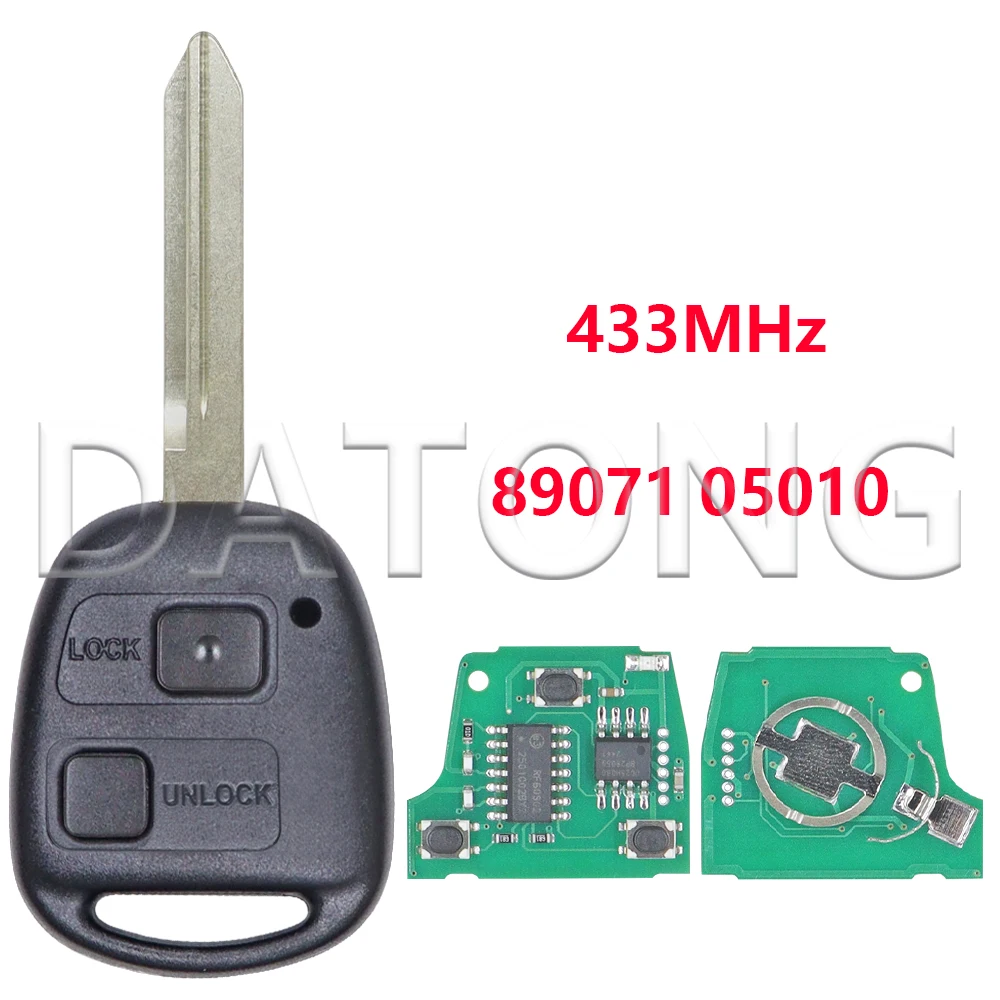 

DT P/N: 0D010 0D030 433 МГц автомобильный дистанционный ключ для Lexus Toyota Yaris Avensis Avanza Corolla Land Cruiser RAV4 Kluger Previa Tarago