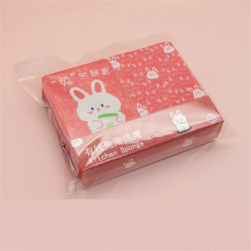 2/3/4 шт. губка для чистки мытья посуды 11x7x3 см кухонные аксессуары щетка протирания