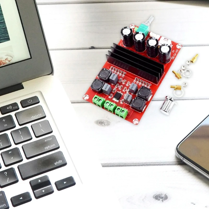 Плата цифрового усилителя XH-M190 TDA3116D2 с общей мощностью 2x100 Вт простым управлением