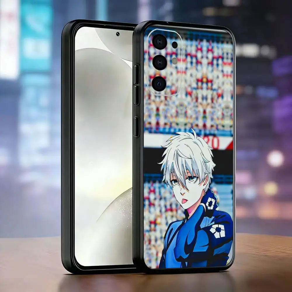 Фото Чехол для телефона AAA B-BLUE LOCKS S-Seishiro Nagi для Samsung S25, S24, S21, S22, S23, S30, Ultra, S20, Plus, Fe, Lite, Note, 10, черный №5