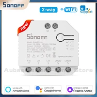 sonoff dual r3 lite dual relay smart switch two way power metering diy wireless ewelink remote control works with alexa google