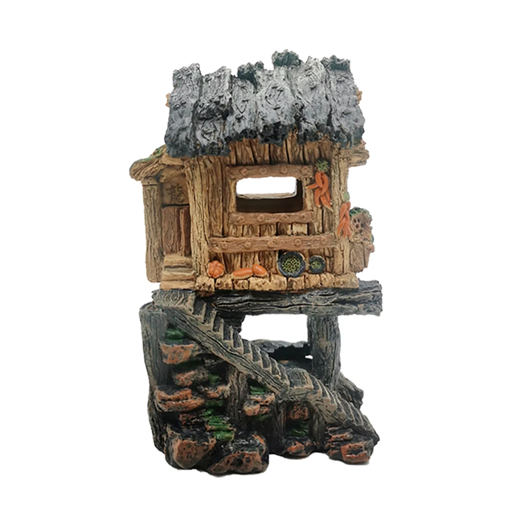 

Fish Shrimps Shelter House Resin Crafts Layout Prop Multi-Purpose Pollution-Free Fish Tank Supplies Accessories Wholesale
