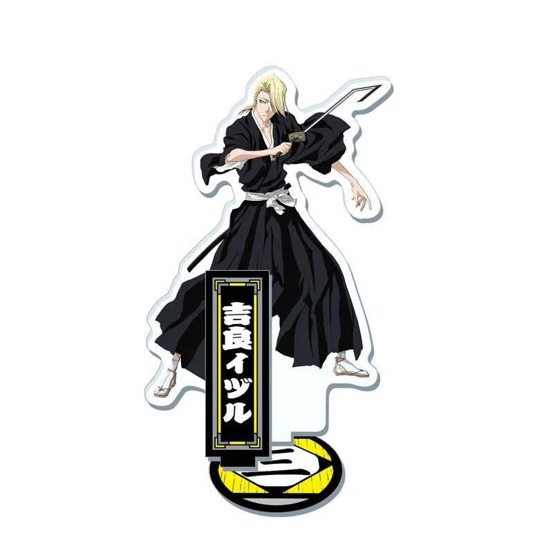 1 шт. Модель акриловой стойки для акции Фигурки Действия Kurosaki Ichigo Urahara Kisuke Aizen Sousuke Plate Holder Desk в стиле мультфильма BLEACH.
