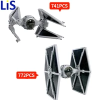 moc 11923 tie interceptor perfect minifig scale moc 11974 fighter perfect minifig scale blocks childrens building christmas toy