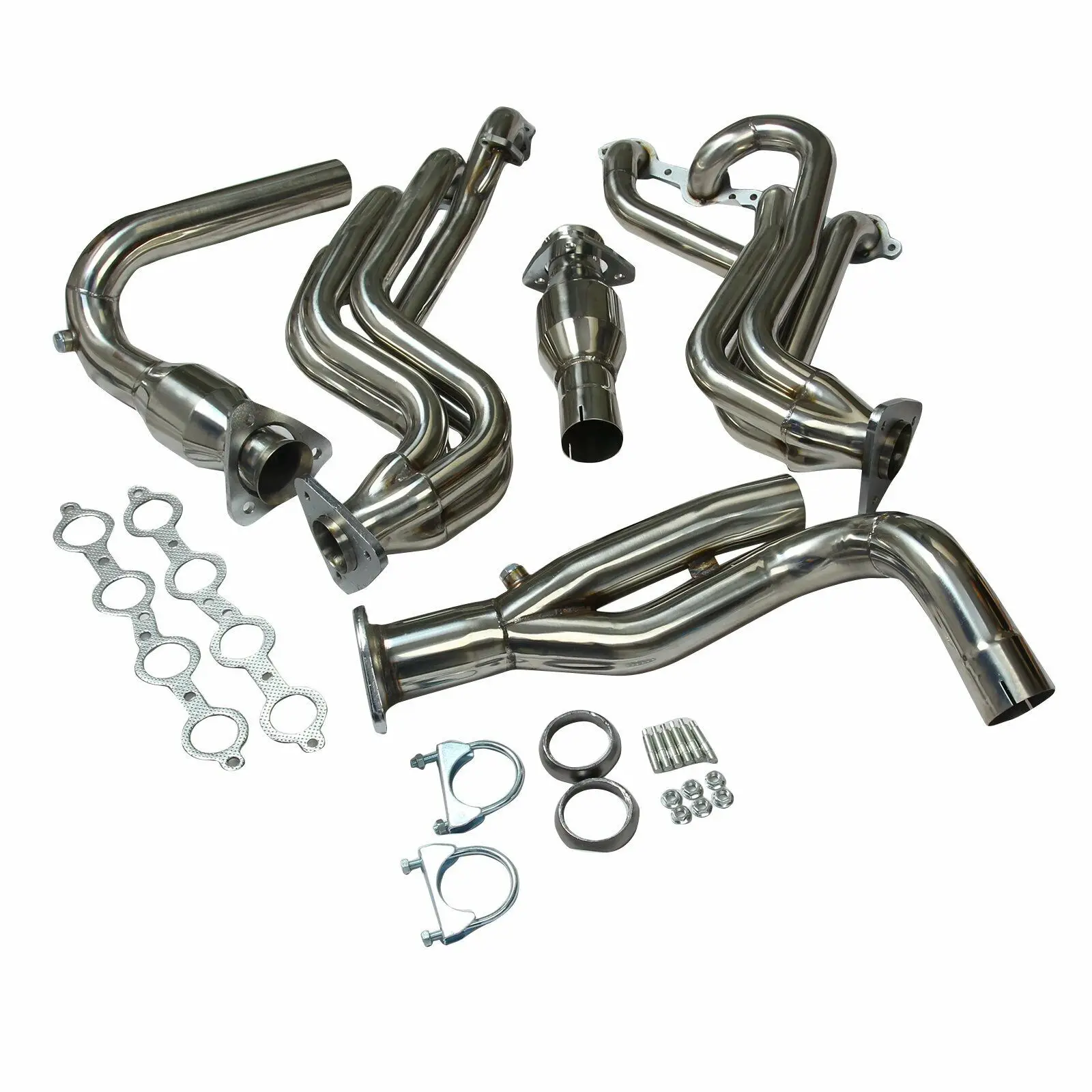 

EXHAUST HEADER FOR 2000 2001 2002 2003 Chevy GMC 1500 4.8L 5.3L 2/4WD Yukon EXHAUST MANIFOLD